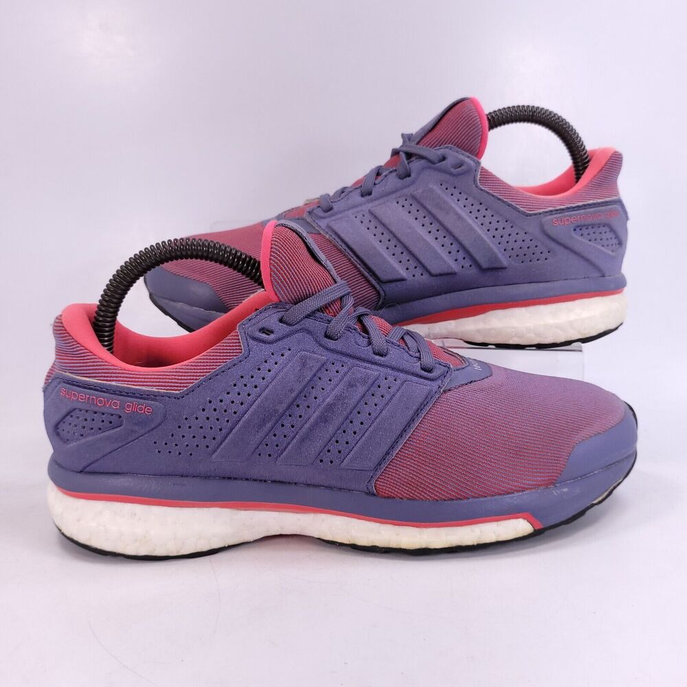 Adidas Snova Glide 8 Athletic Lace Up Shoes Womens Size 7 S80275 Purple Pink - Picture 6 of 9